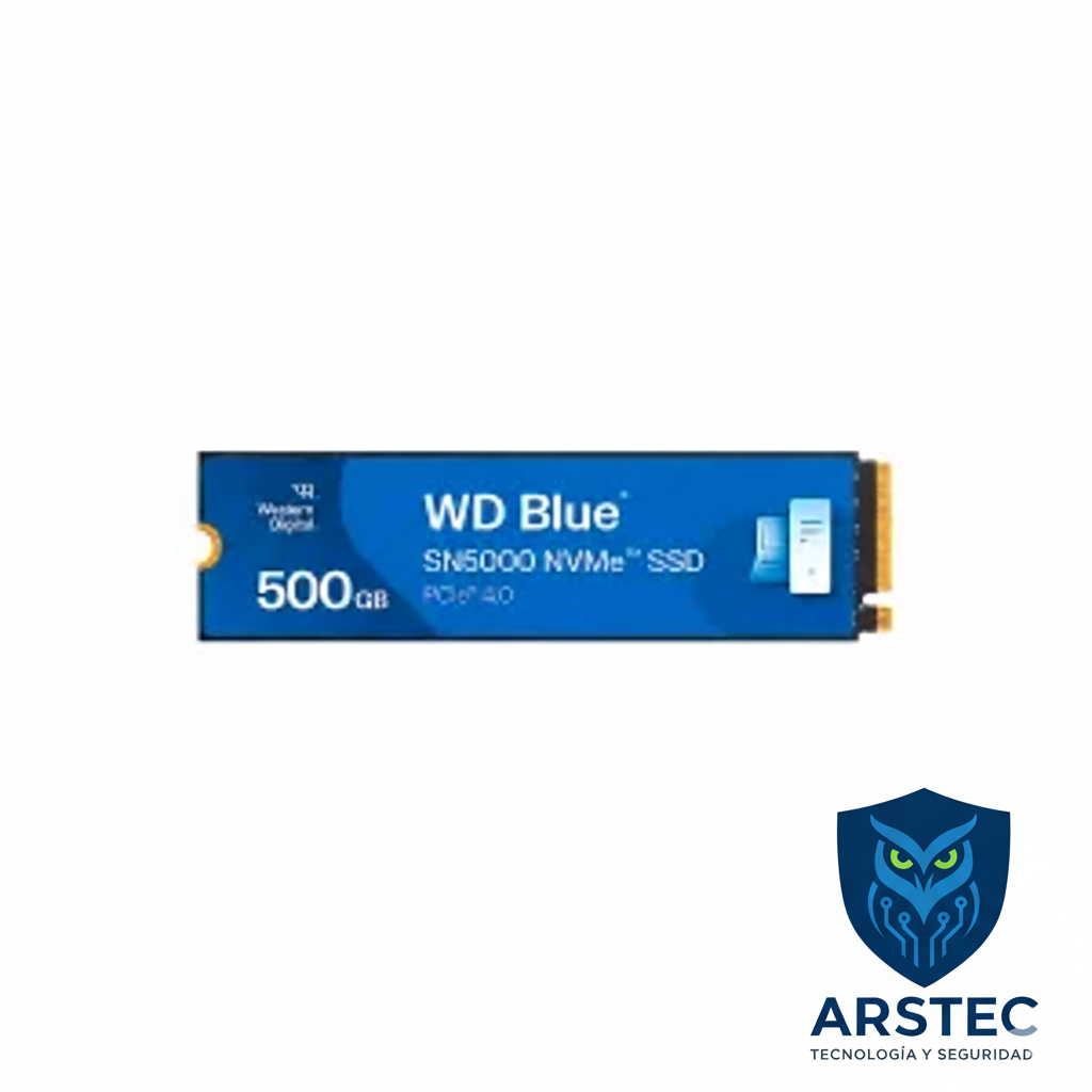 SSD Interno Western Digital Blue SN5000 500GB M.2 NVMe PCIe Gen 4.0