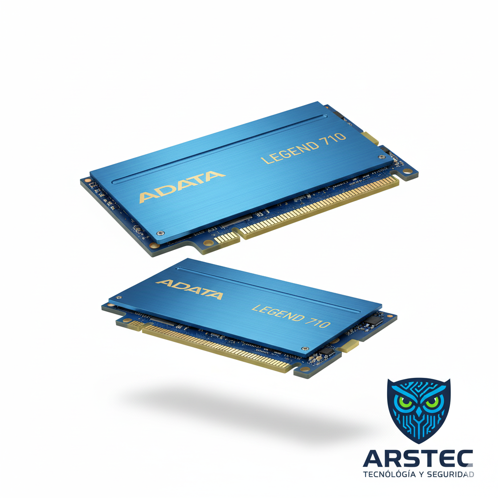 SSD Interno ADATA Legend 710 512GB M.2 NVMe PCIe Gen3 x4 - Con Disipador
