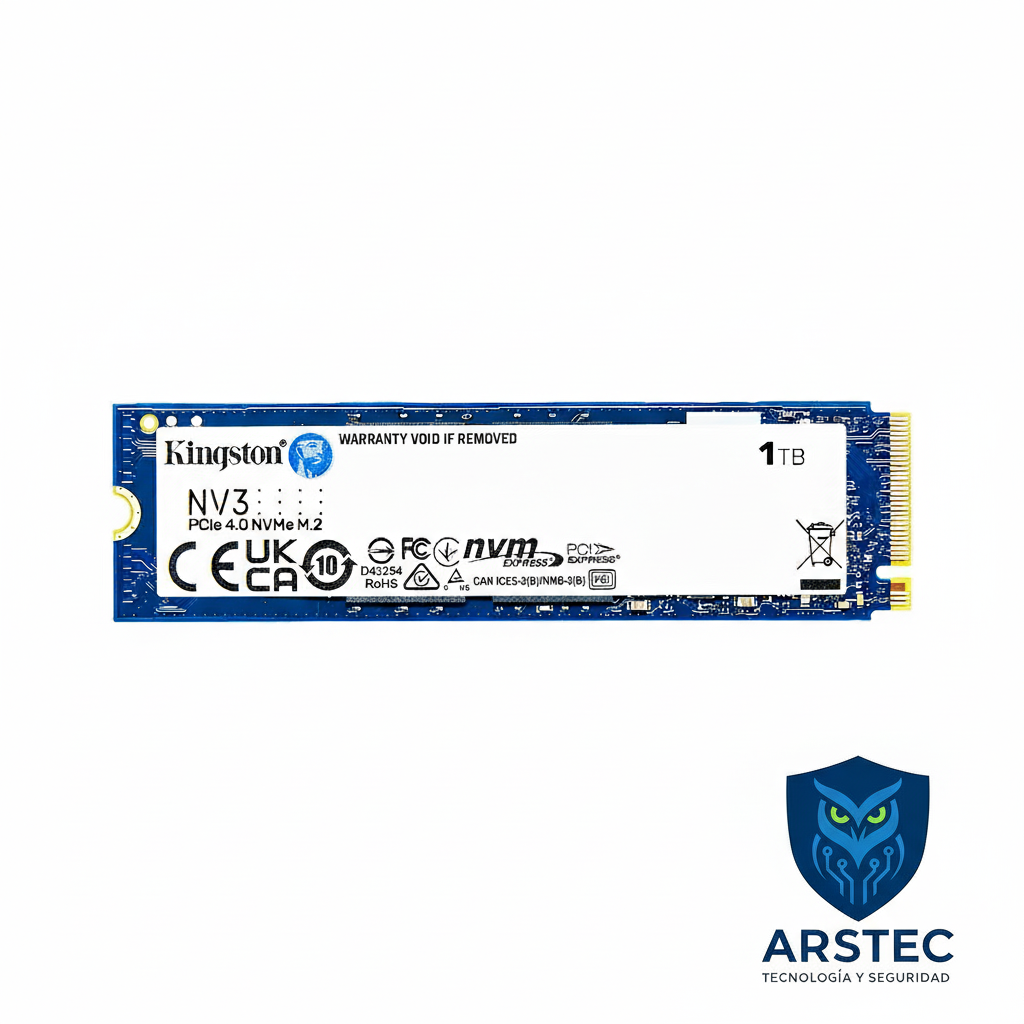 SSD Interno Kingston NV3 1TB M.2 NVMe PCIe 4.0 - 6000MB/s