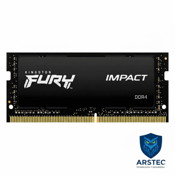 Memoria RAM Laptop Kingston FURY Impact 8GB DDR4 3200MHz (Gaming/Alto Rendimiento)