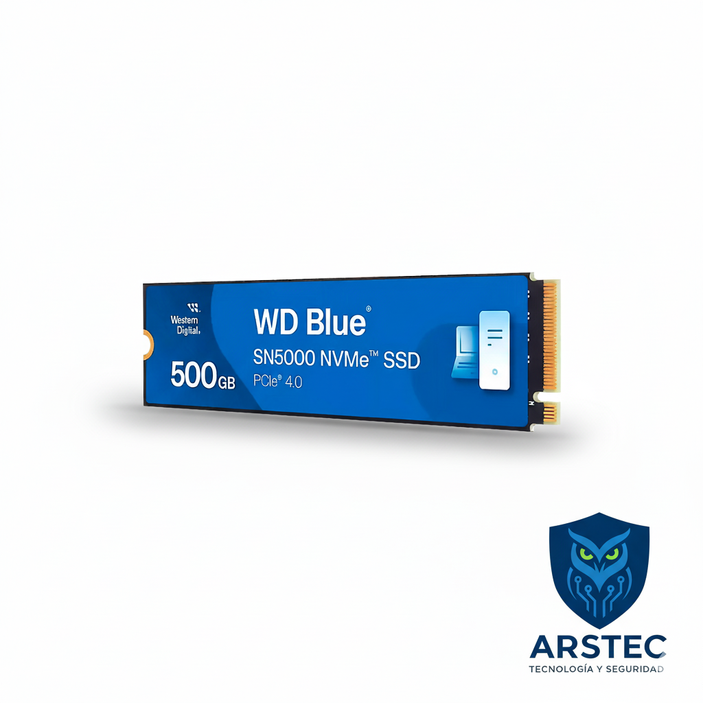 SSD Interno Western Digital Blue SN5000 500GB M.2 NVMe PCIe Gen 4.0